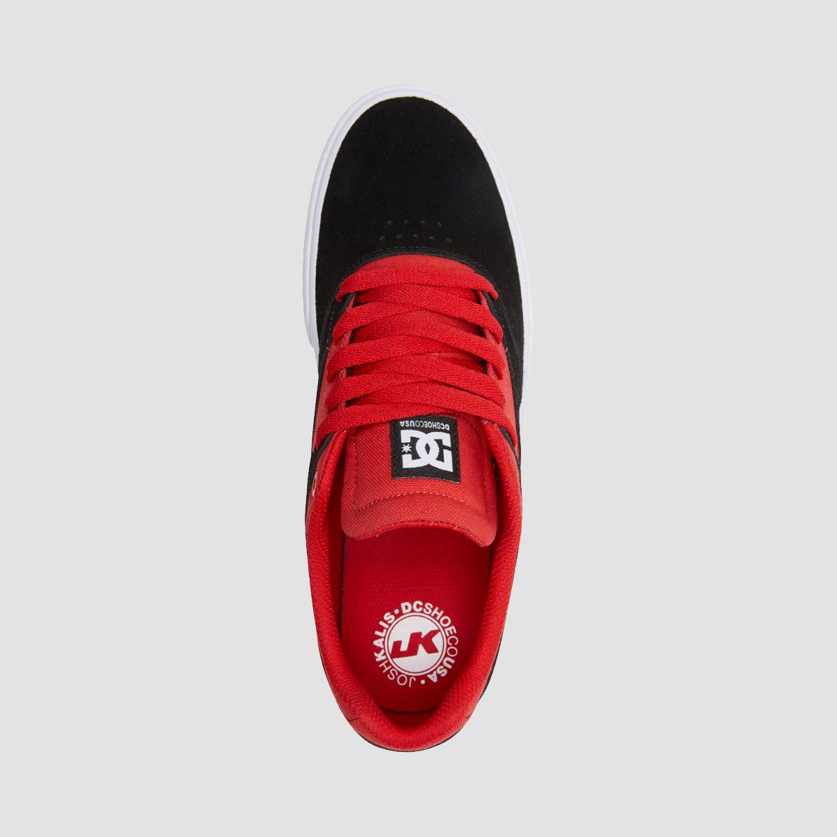 DC Kalis Vulc Shoes - Black/Athletic Red