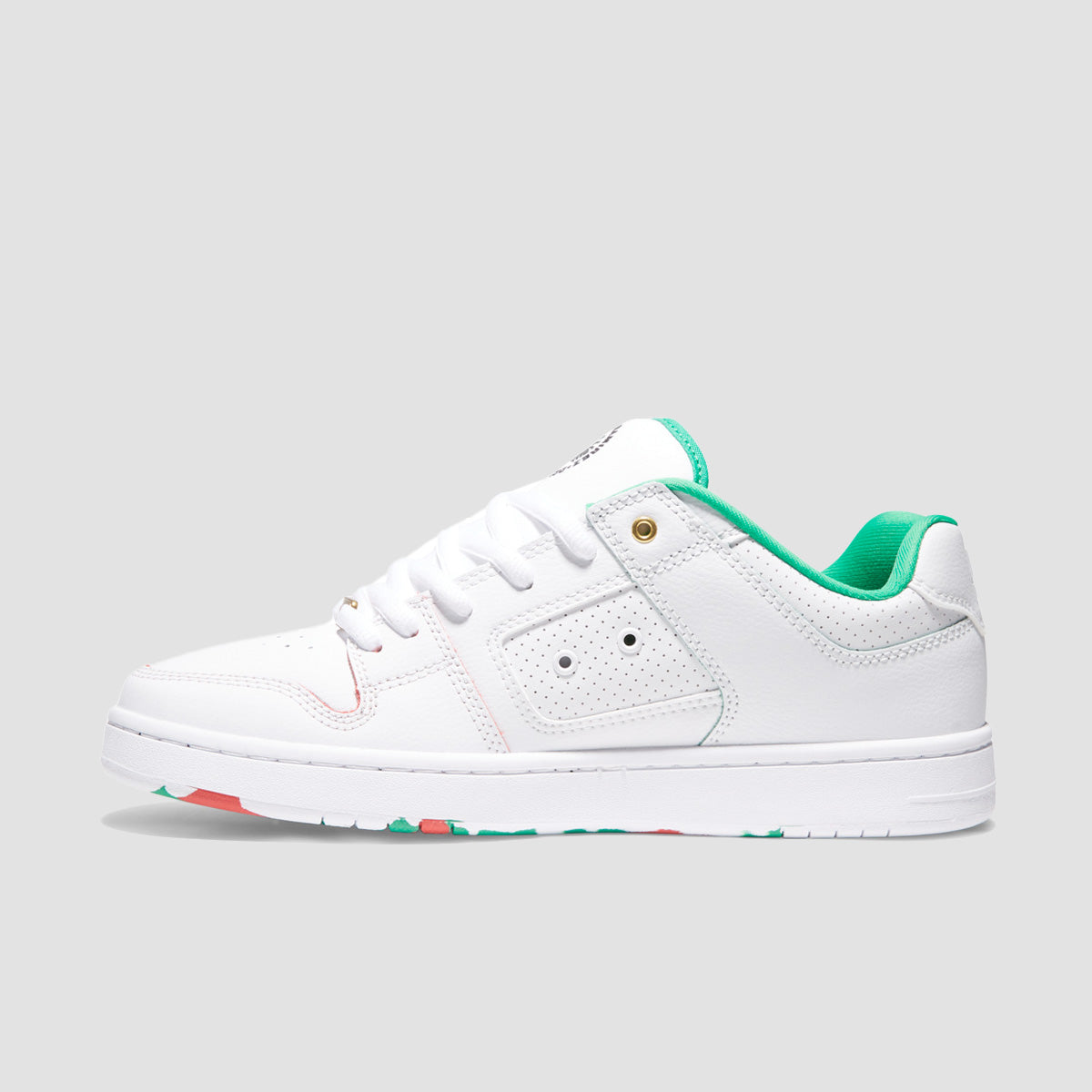 DC Manteca Alexis Shoes - White/Red