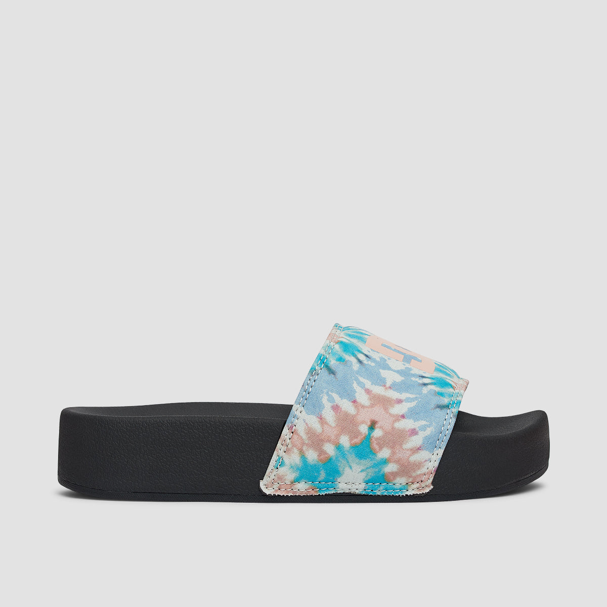 DC Slide Platform SE Black/White Print - Womens