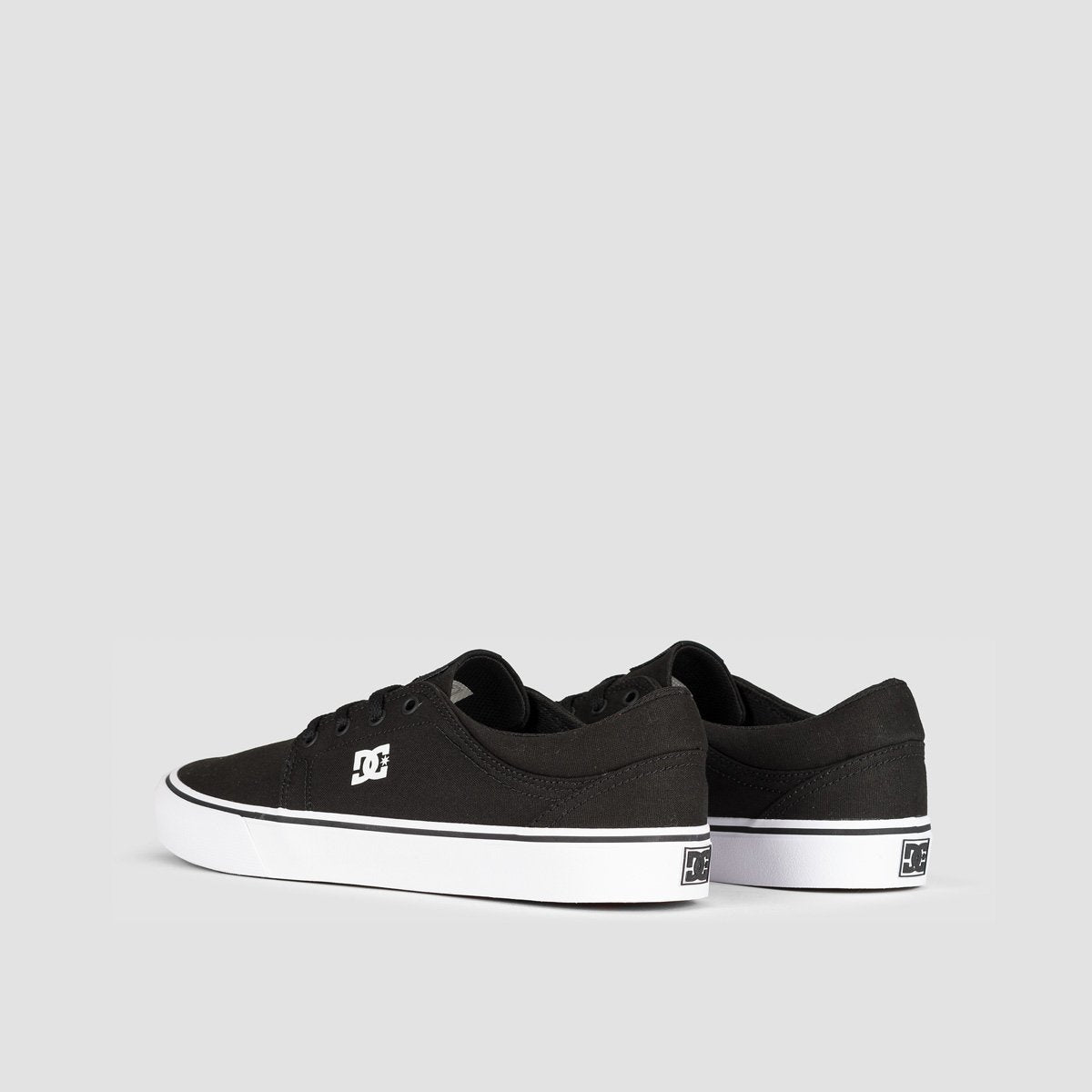 DC Trase TX Shoes - Black/White - Kids