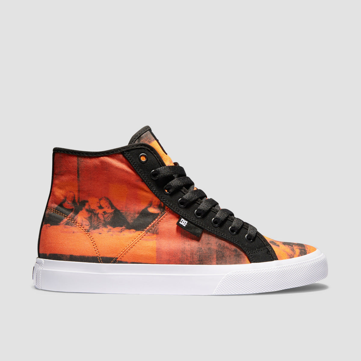 DC X Andy Warhol Manual Hi Shoes - Black/Rust