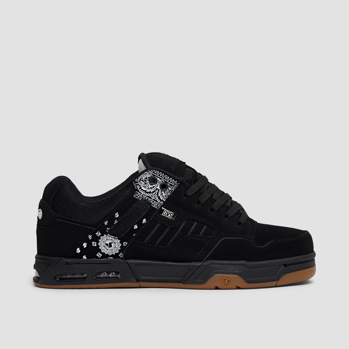 DVS Enduro Heir Shoes Black/Gum/Print Nubuck