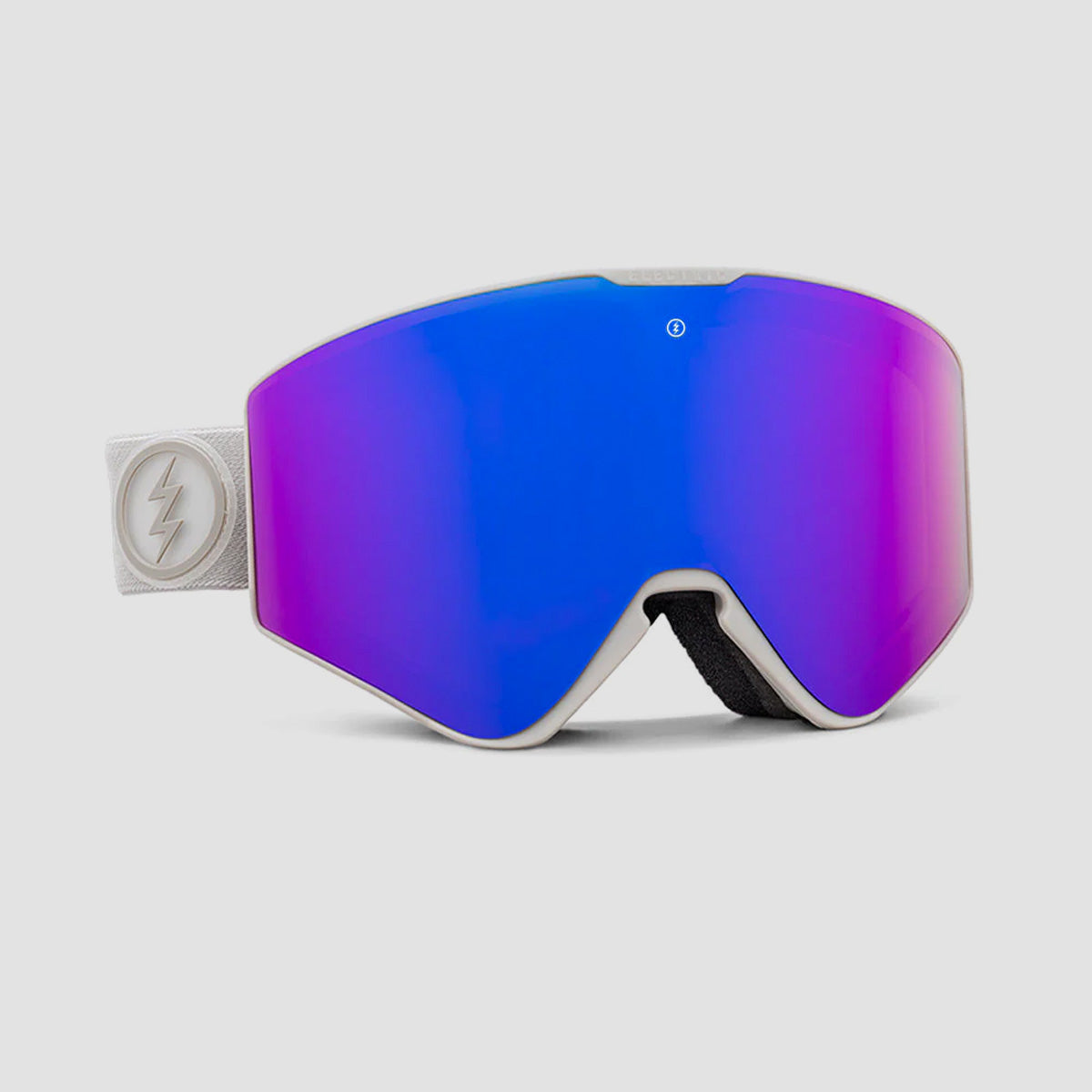Electric Kleveland II Snow Goggles Matte Grey/Purple Chrome With Bonus Lens