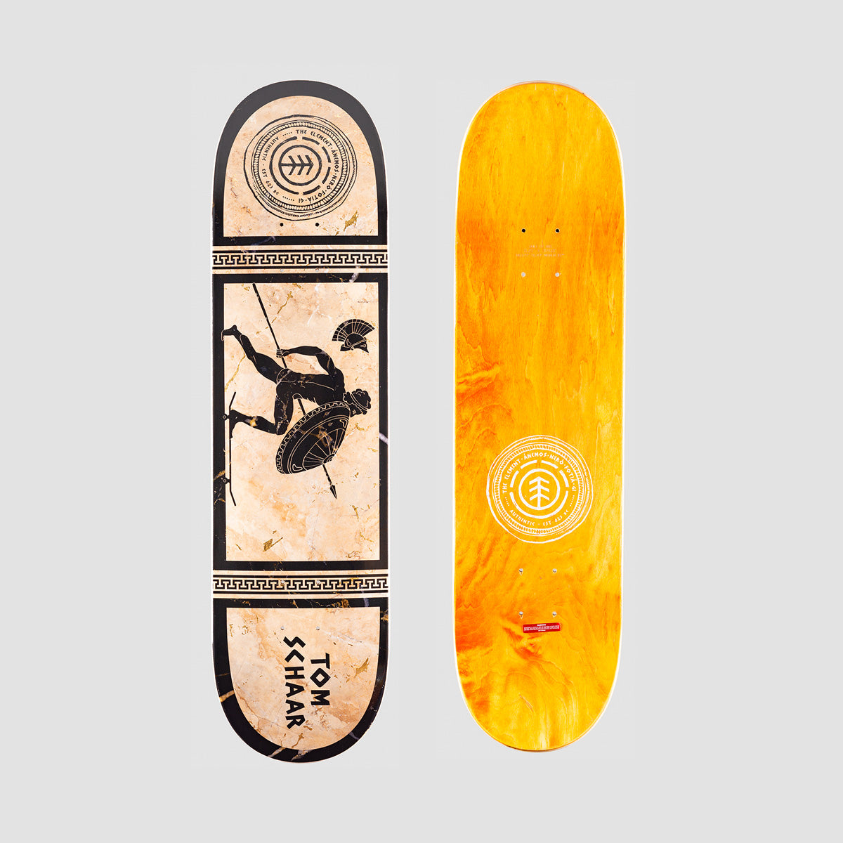 Element Greek Gods Schaar Skateboard Deck - 8.25"
