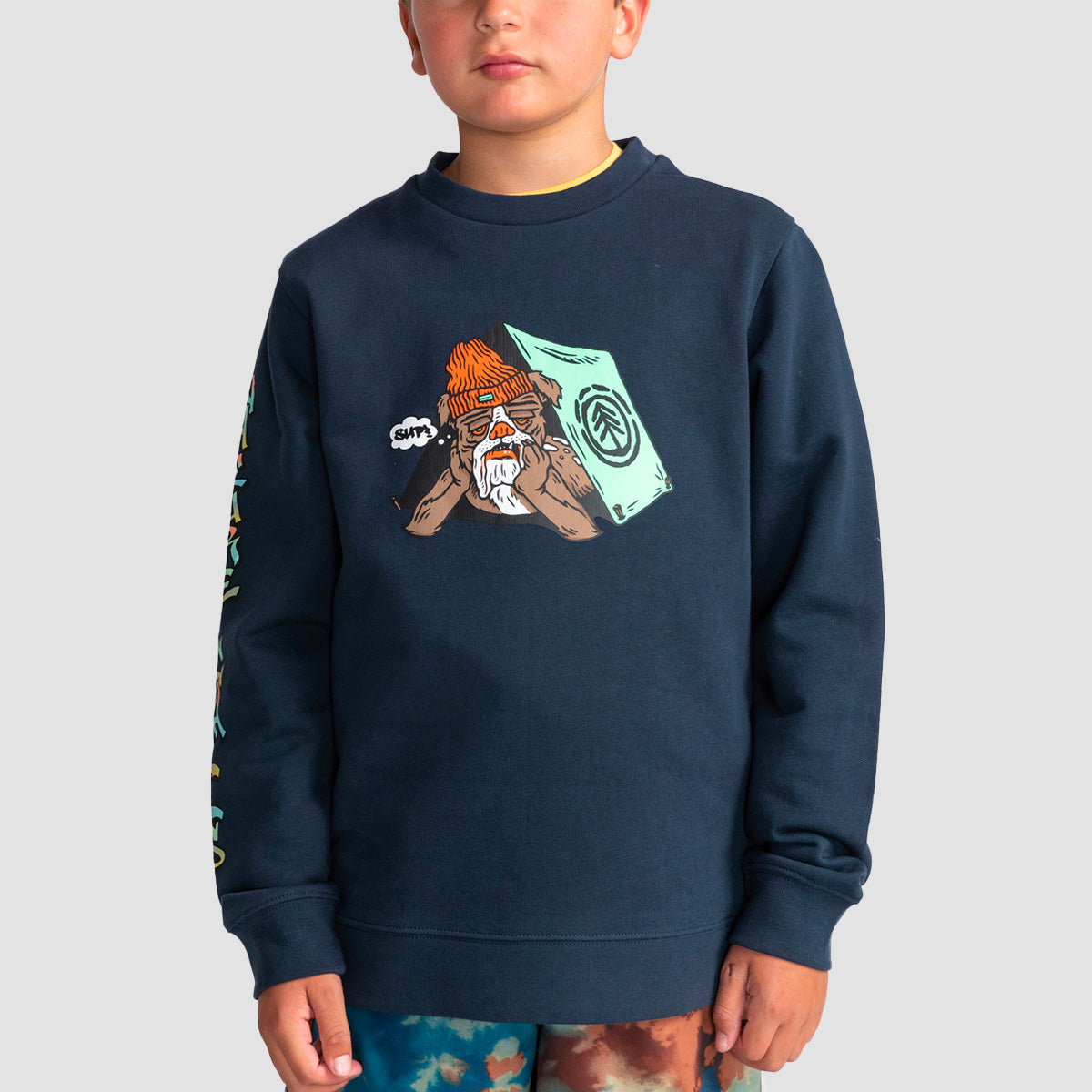 Element Sup Crew Sweat Eclipse Navy - Kids