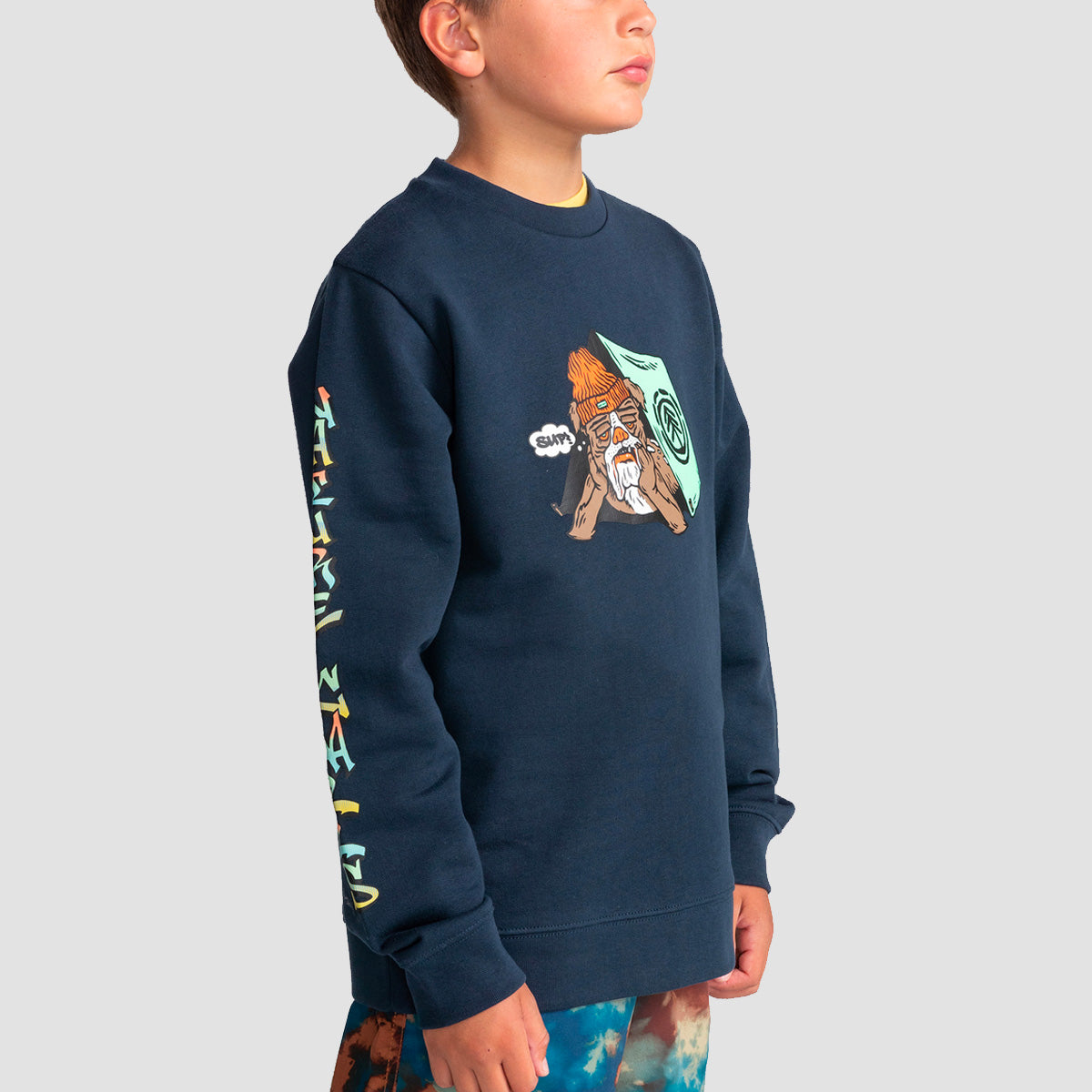 Element Sup Crew Sweat Eclipse Navy - Kids