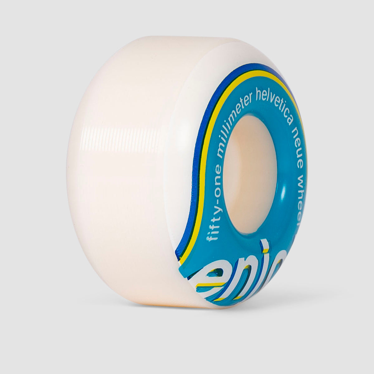 Enjoi Helvetica Neue Skateboard Wheels Blue 51mm