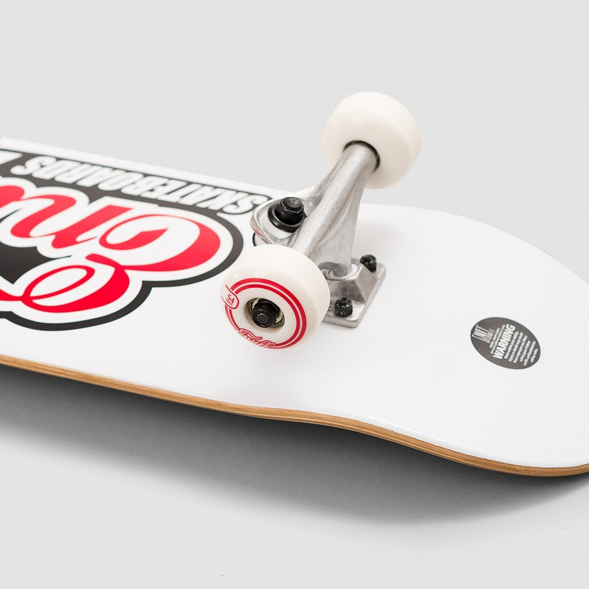 Enuff Classic Logo Pre-Built Complete White - 7.75 - Skateboard