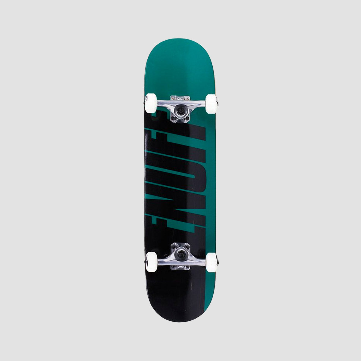 Enuff Half Stain Skateboard Green - 8"