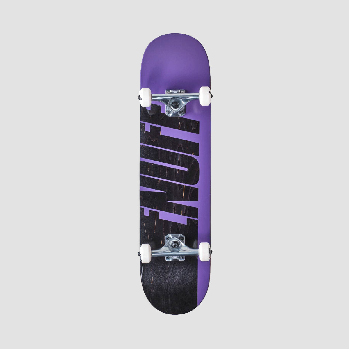 Enuff Half Stain Skateboard Purple - 8"