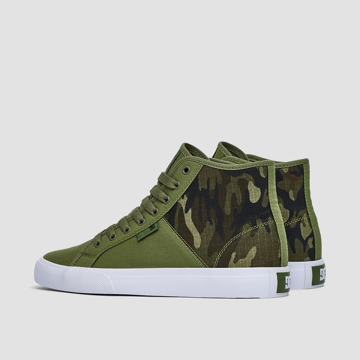 DC Manual Hi TXSE Shoes - Olive Camo