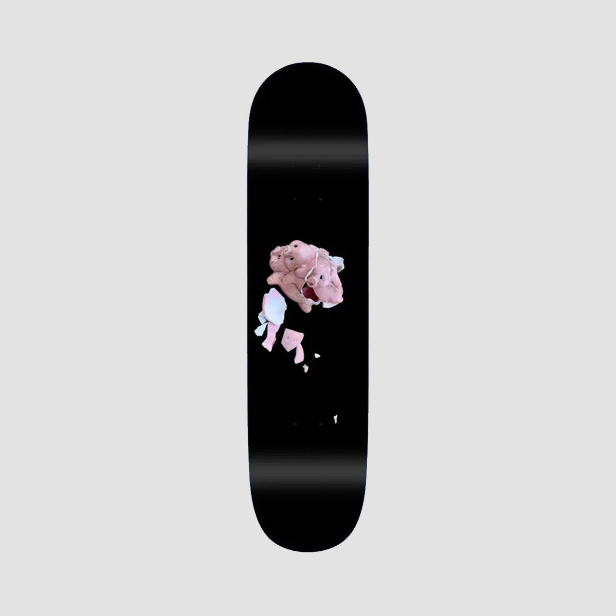 Glue Baker Dirty Pigs Skateboard Deck Black - 8.25"