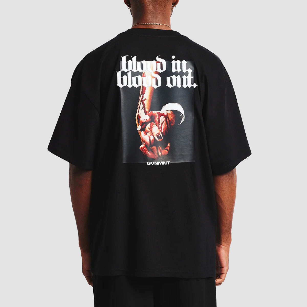 GVNMNT Blood In Blood Out T-Shirt Black