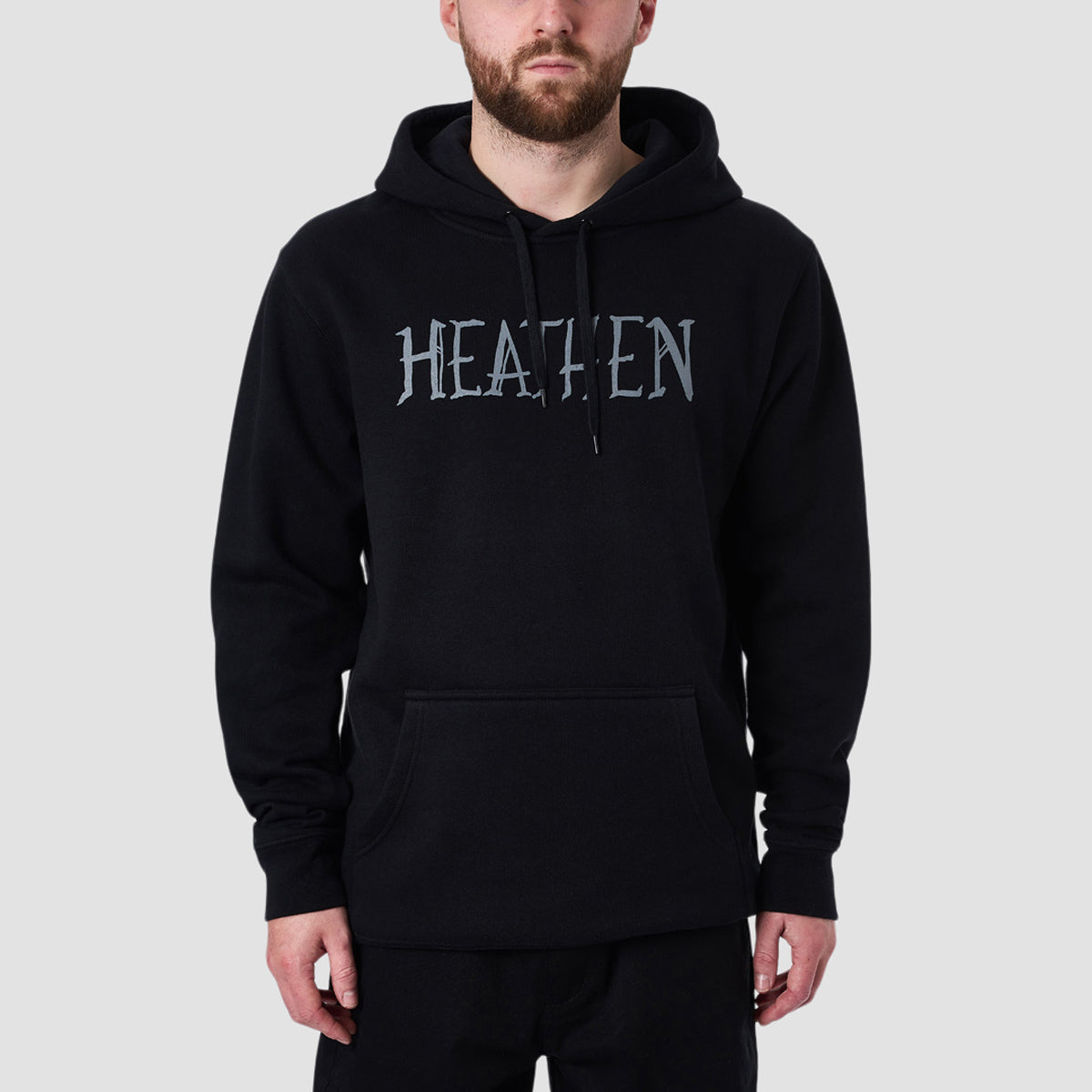 Heathen Void Pullover Hoodie Black