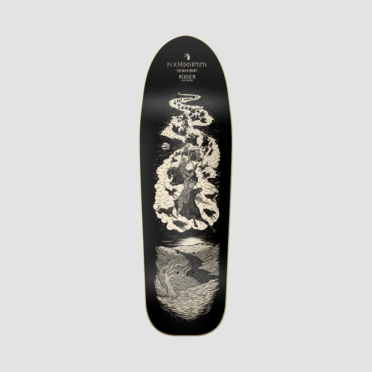 Heathen Wild Hunt On The Big Loader Skateboard Deck - 9.75"