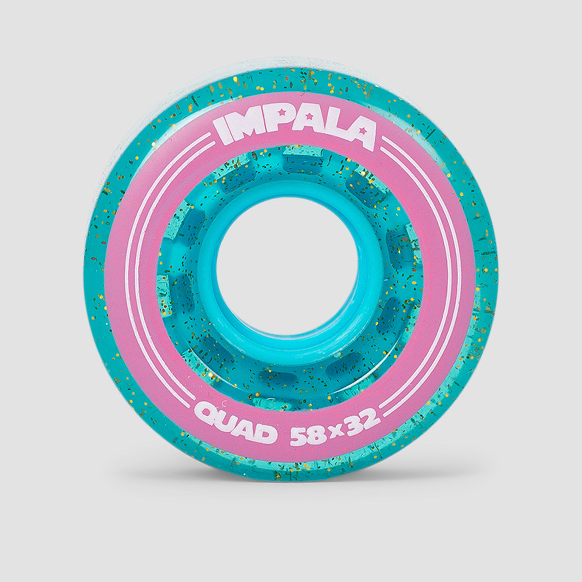 Impala Quad 82A Wheels x4 Holographic Glitter 58mm