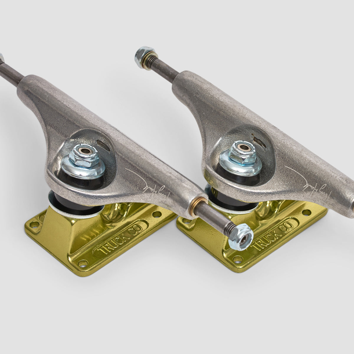 Independent Stage 11 159 Forged Hollow Tony Hawk Skateboard Trucks 1 Pair Silver/Green - 8.75"