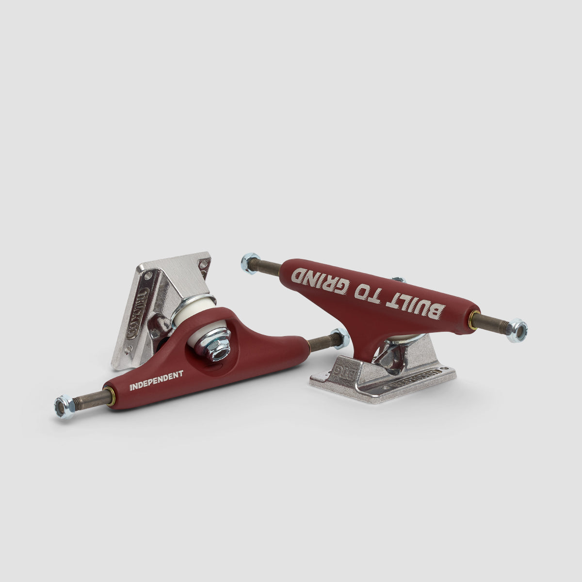 Independent Stage 11 149 BTG Speed Standard Skateboard Trucks 1 Pair Burgundy/Silver- 8.5"