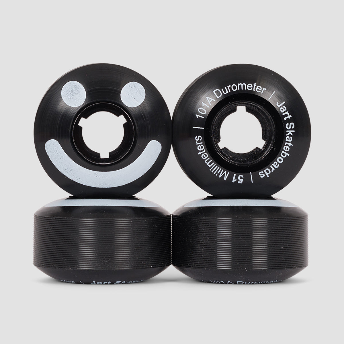 Jart Be Happy 83B Skateboard Wheels Black 51mm