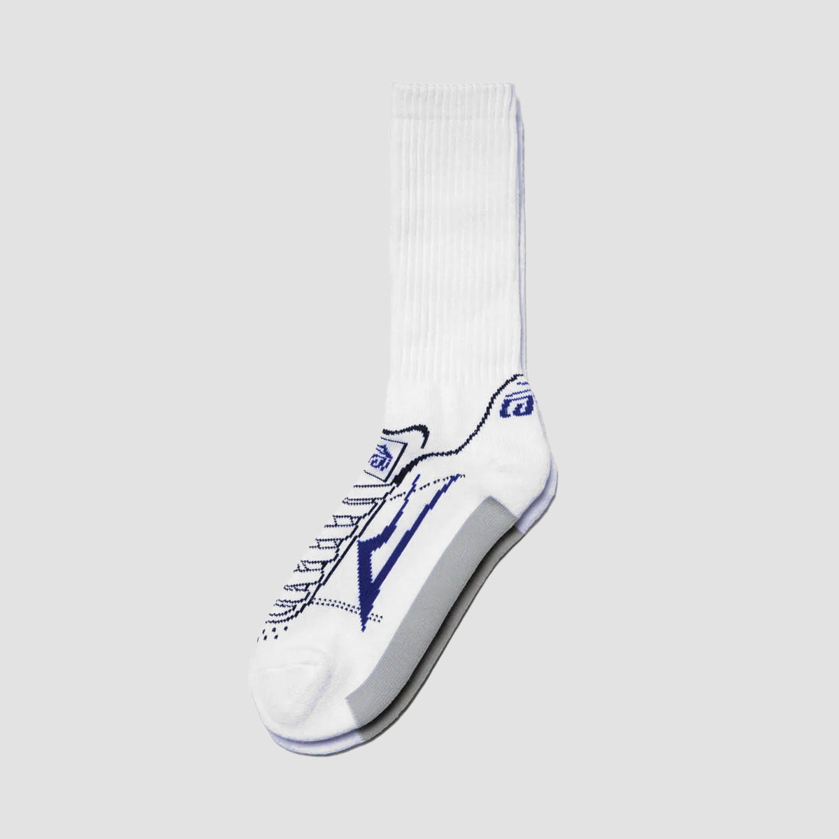 Lakai Manchester Crew Socks White