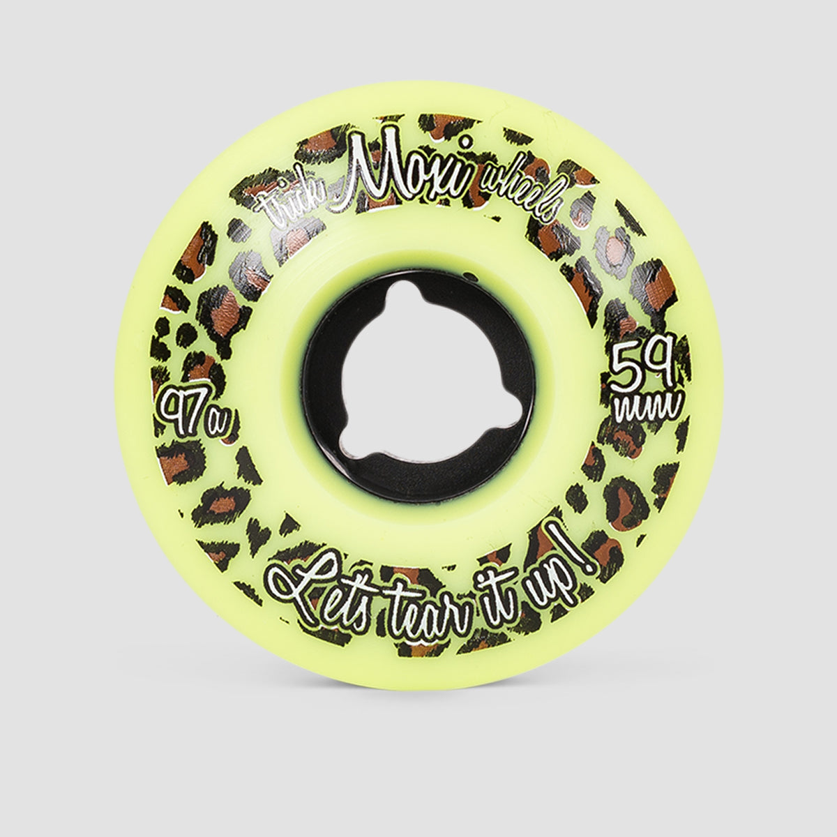 Moxi Trick Quad Wheels X4 Lime Green 59mm