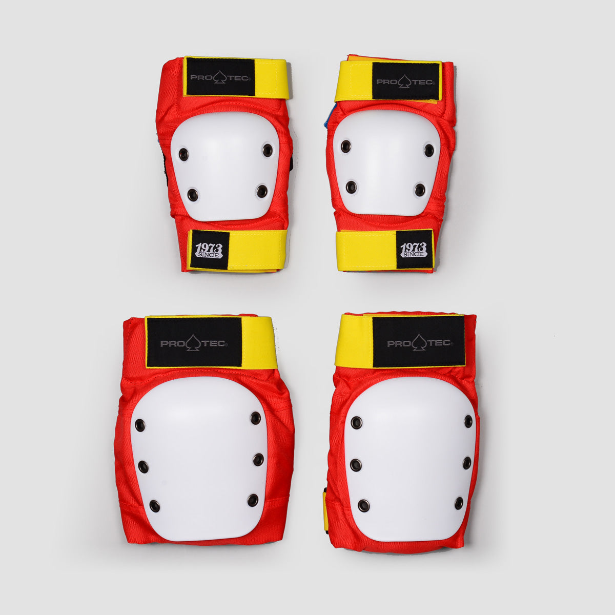 Protec Knee And Elbow Street Pad Set Retro