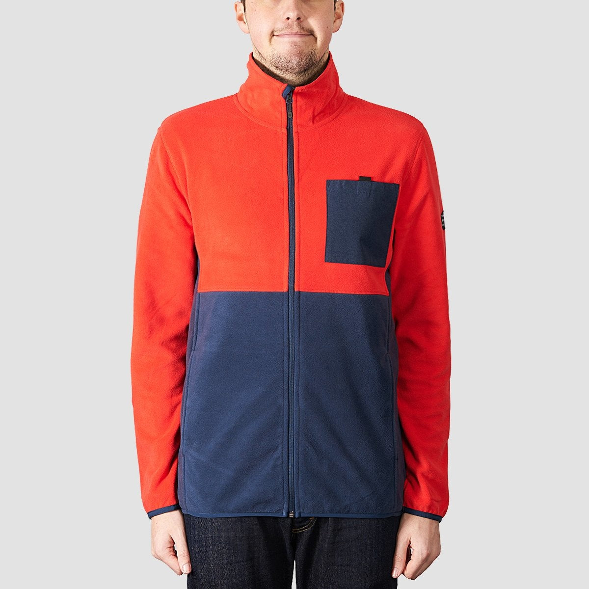 Quiksilver Butter Technical Zip Up Snow Fleece Dress Blues - Snowboard