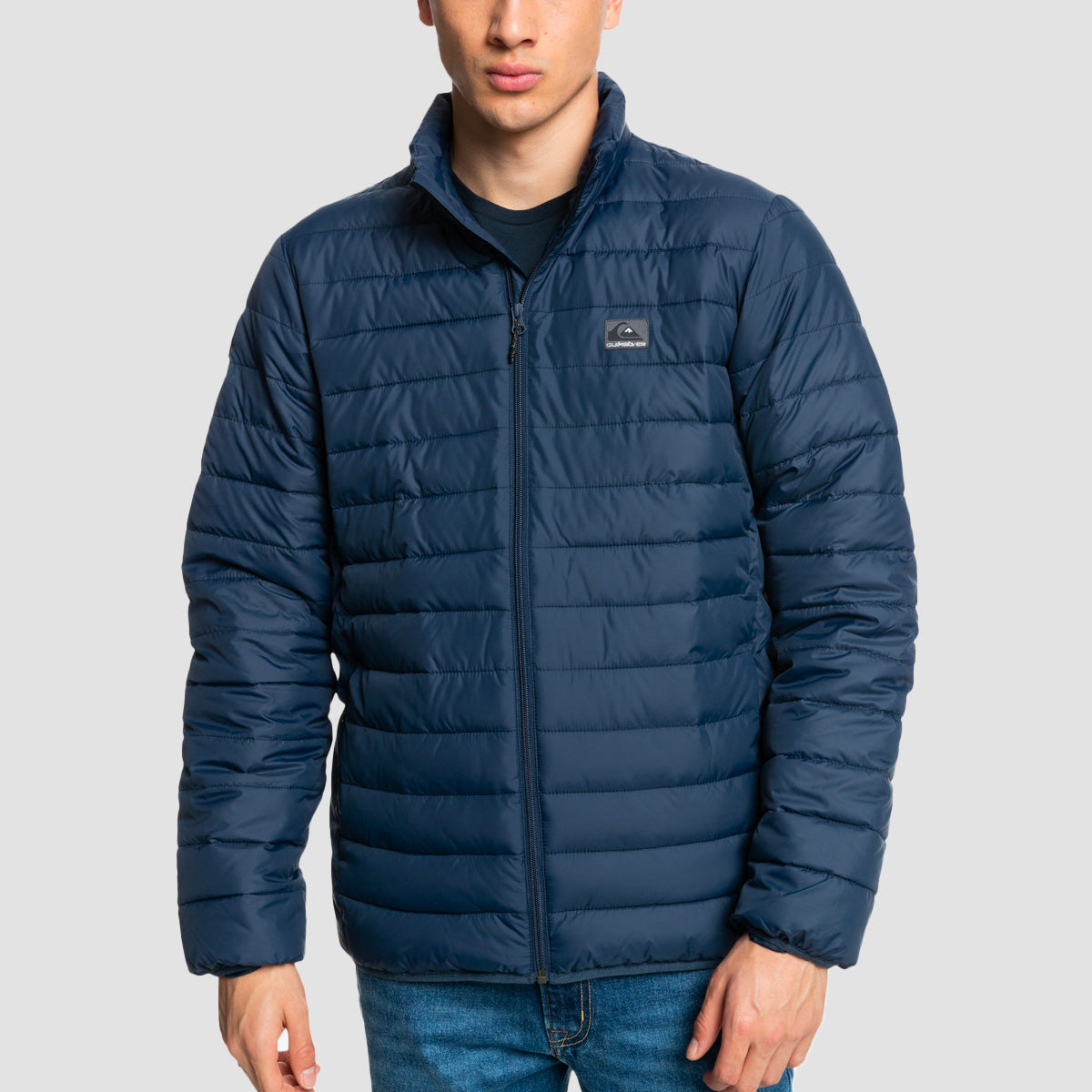 Quiksilver Scaly Puffer Jacket Navy Blazer
