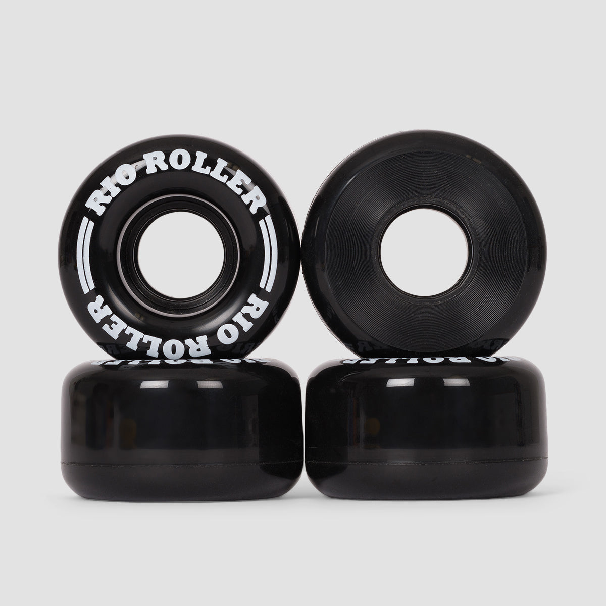 Rio Roller Coaster Wheels x4 Black 58mm