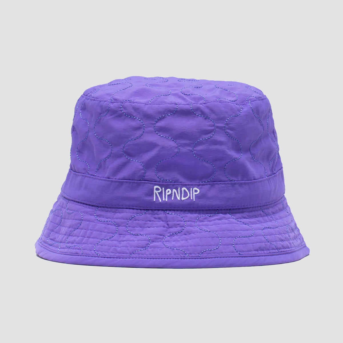 Ripndip Castanza Reversible Fleece/Quilted Bucket Hat Purple