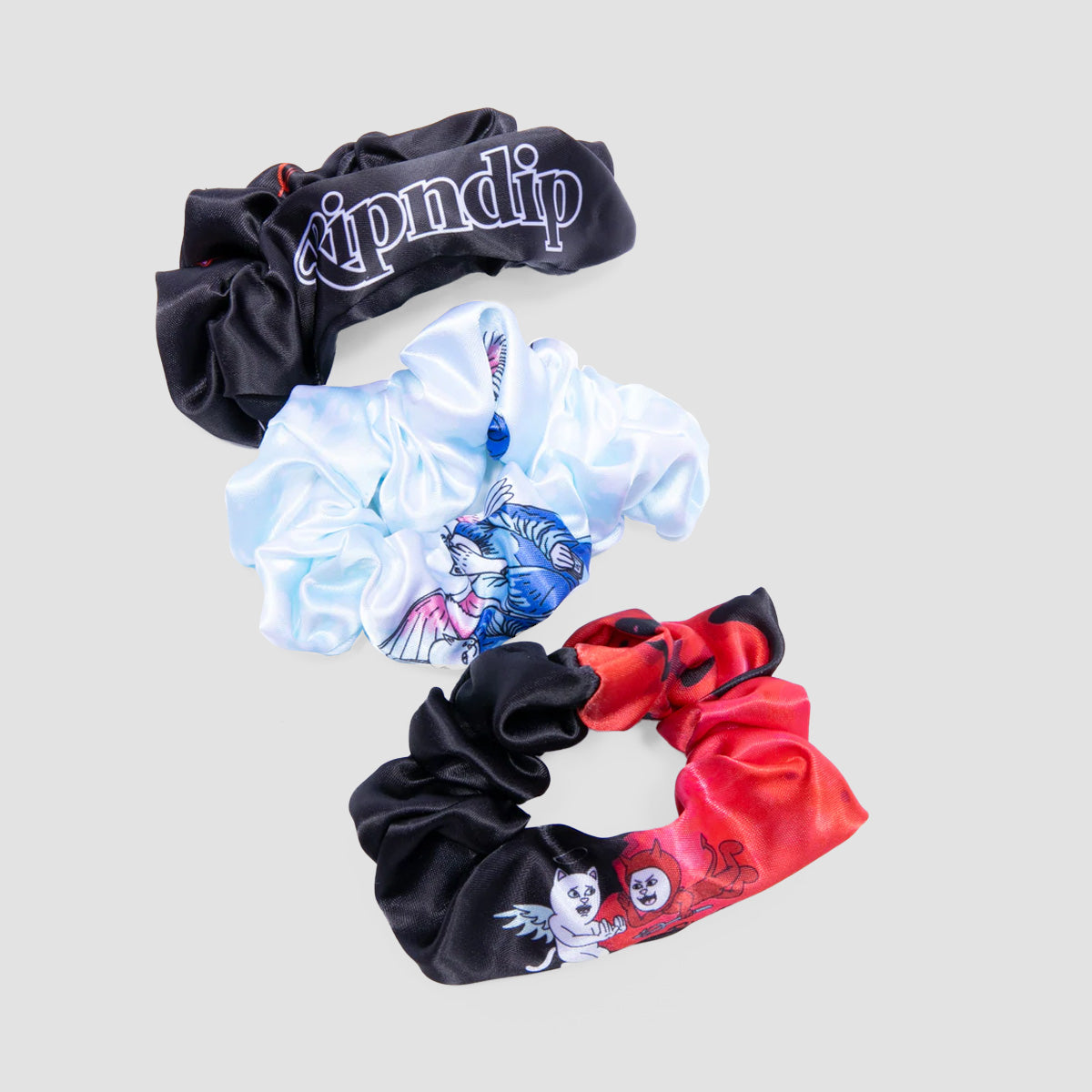 Ripndip Heaven / Hell Scrunchies 3 Pack Multi