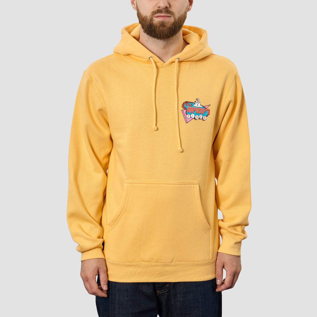 Ripndip Nerms Diner Pullover Hoodie Peach