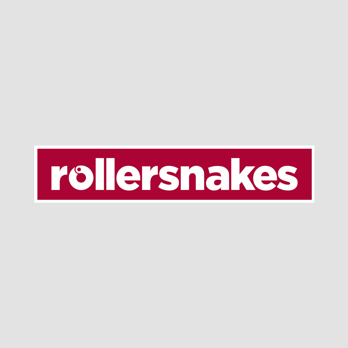 Rollersnakes WordMark Sticker Cranberry 200x41mm