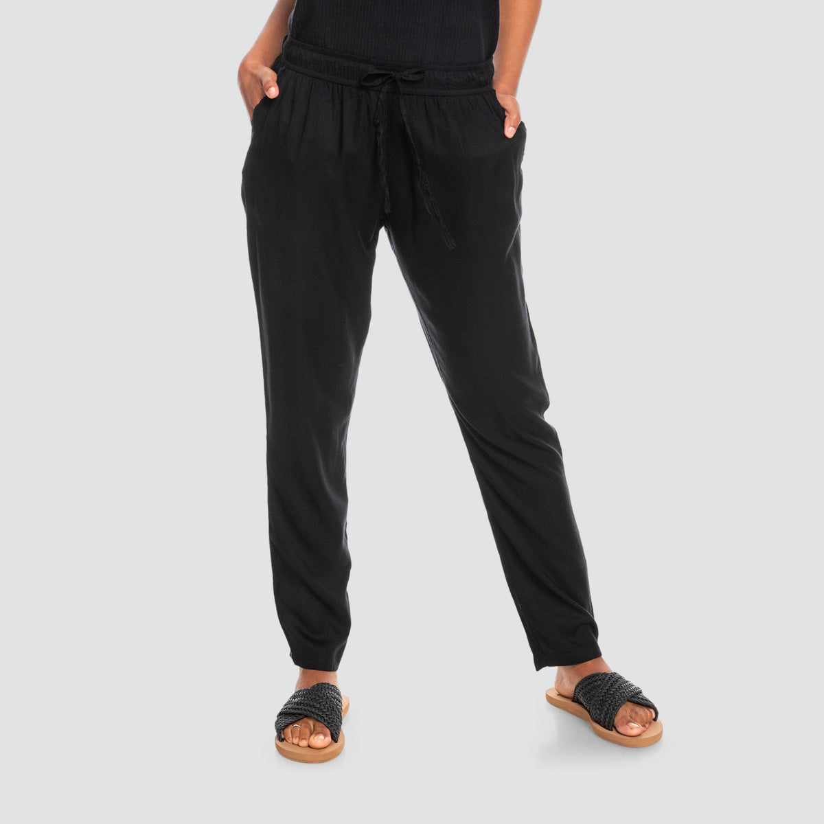 Roxy Bimini Trousers Anthracite - Womens