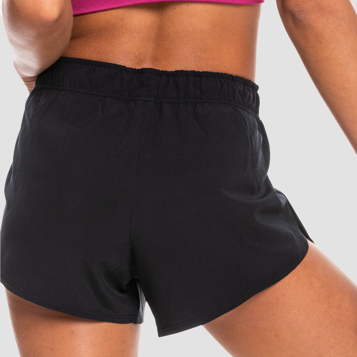 Roxy Corsica Calling Workout Shorts Anthracite - Womens