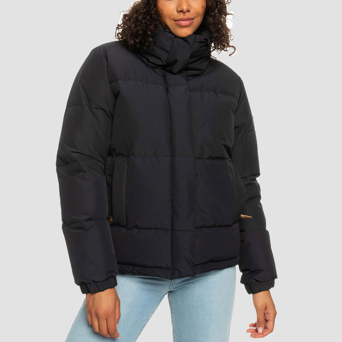 Roxy black shop puffer jacket