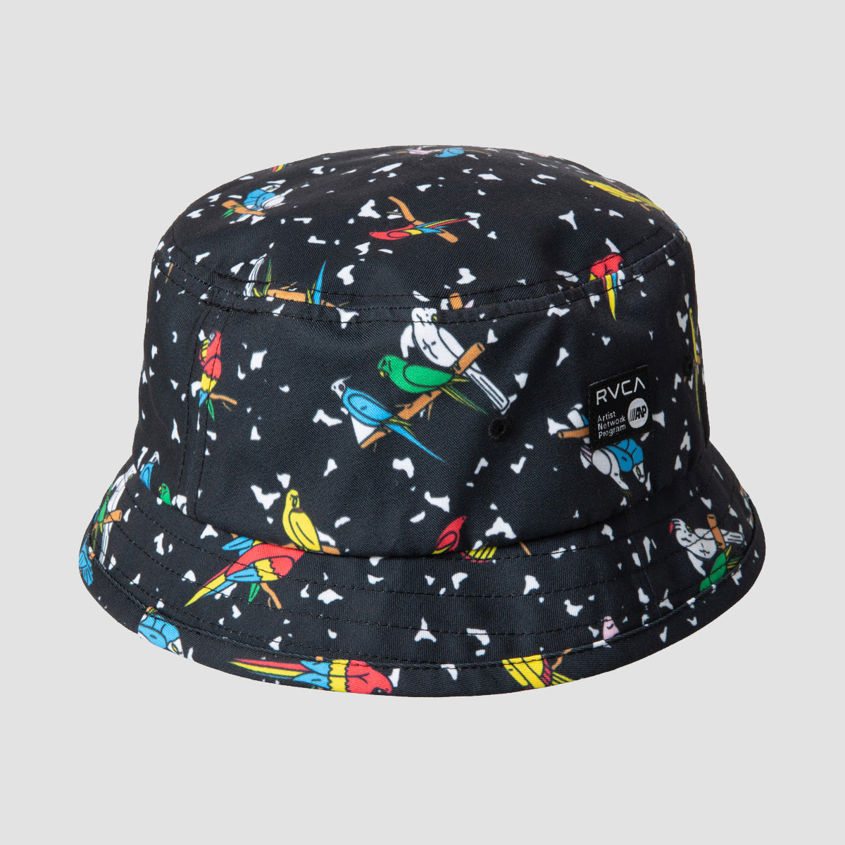 RVCA Luke Pelletier X Kristen Liu Wong Bucket Hat Black