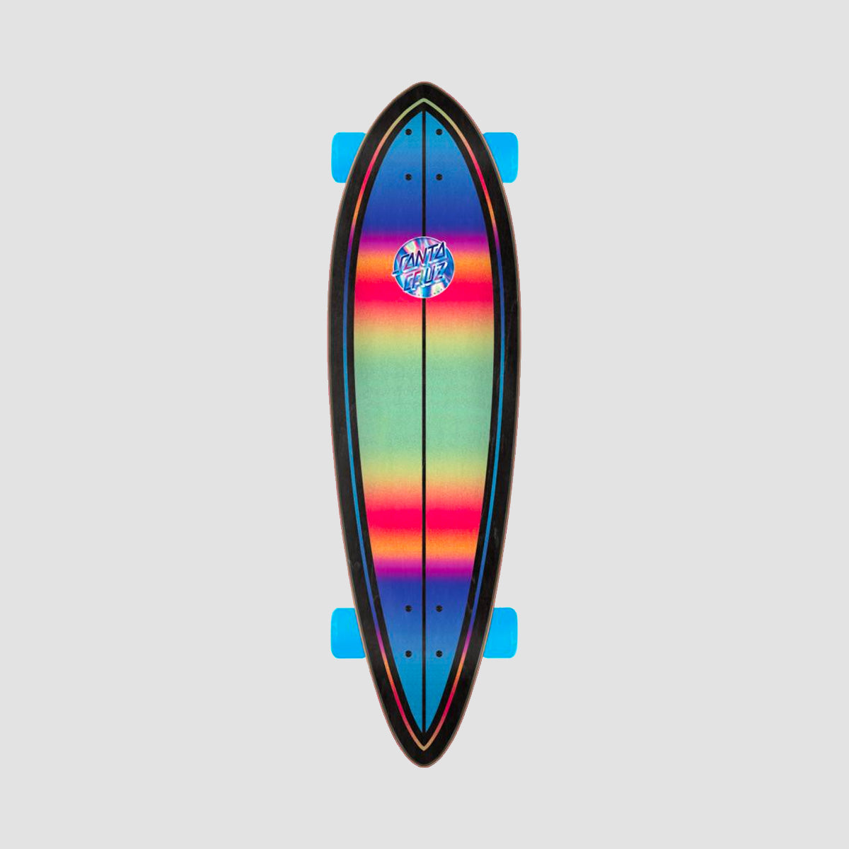 Santa Cruz Iridescent Dot Pintail Cruiser Skateboard Multi - 33"