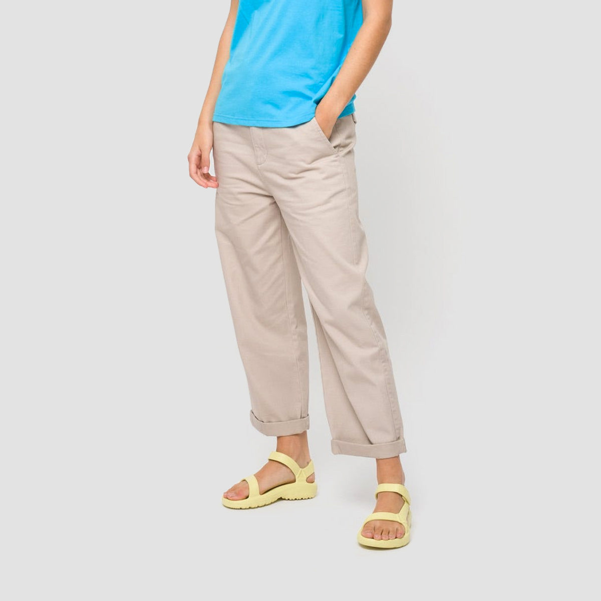 Santa Cruz Nolan Chino Pants Beige - Womens