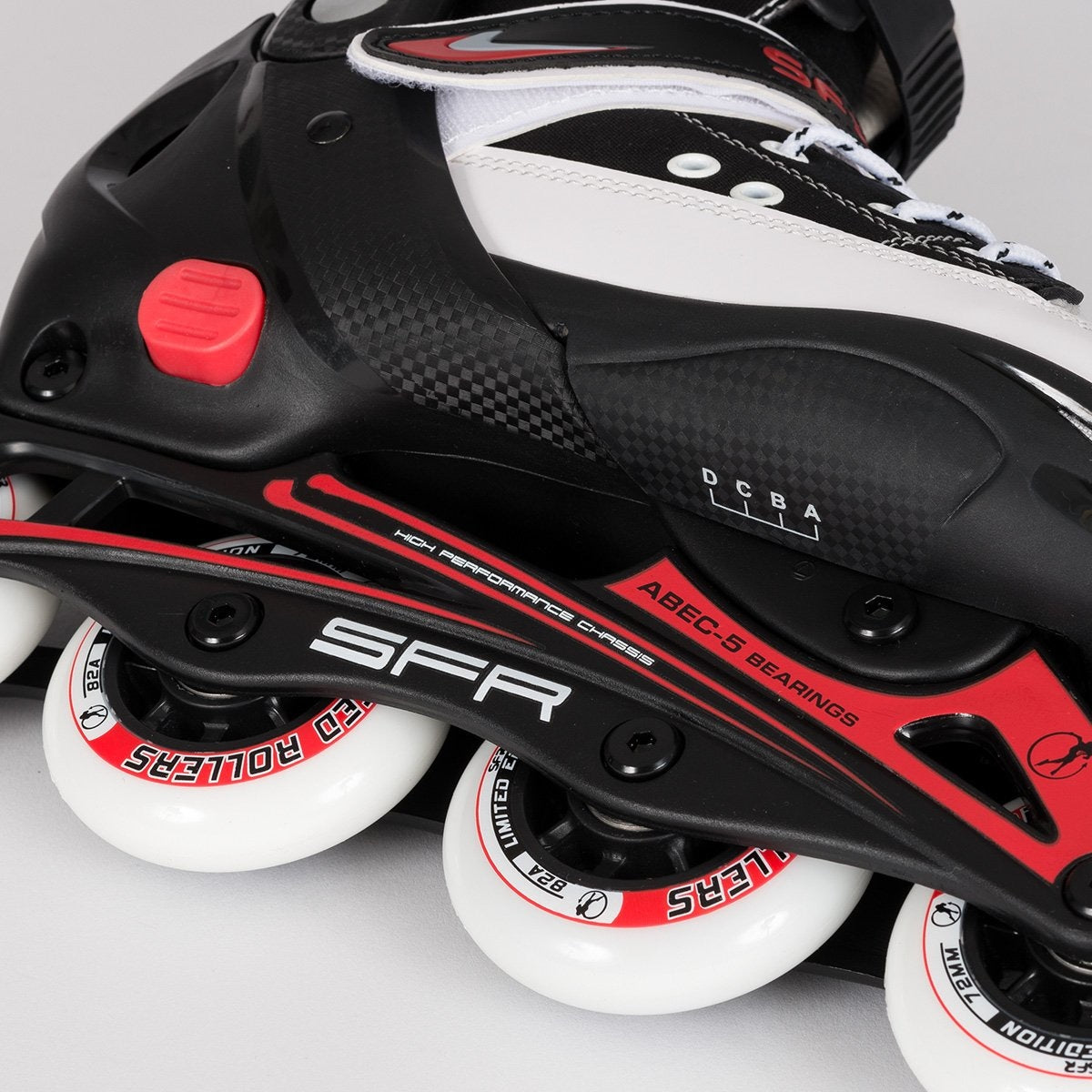 SFR Camden Adjustable Recreational Skates Black/Red - Kids - Skates