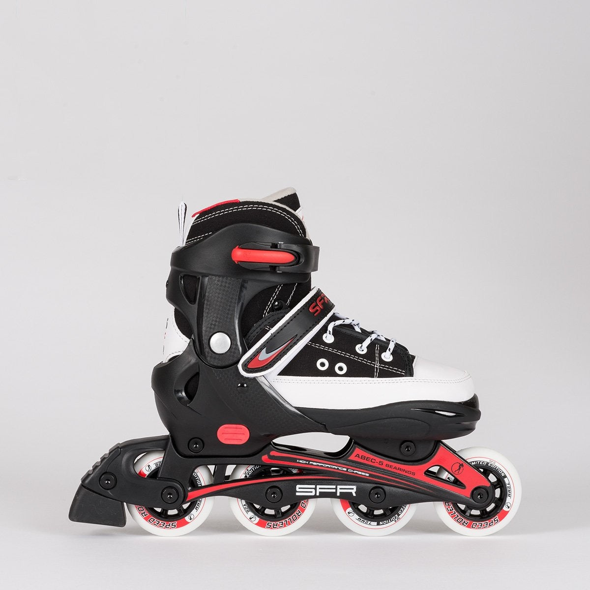 SFR Camden Adjustable Recreational Skates Black/Red - Kids - Skates