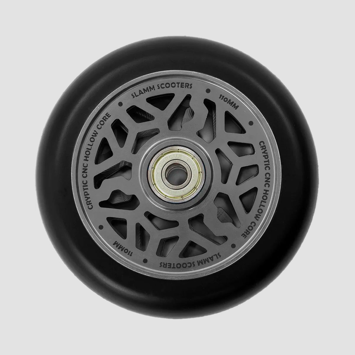 Slamm Cryptic Hollow Core Scooter Wheels Titanium 110mm