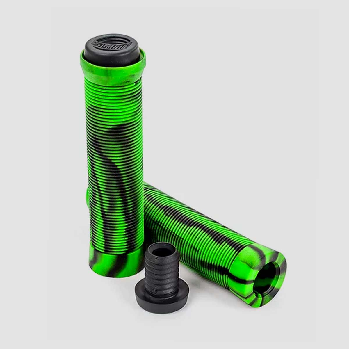 Slamm Pro Swirl Bar Grips Green