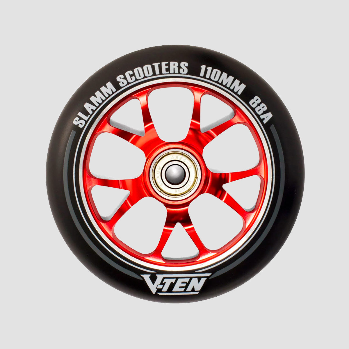 Slamm V-Ten II 88A Scooter Wheel x1 Red 110mm