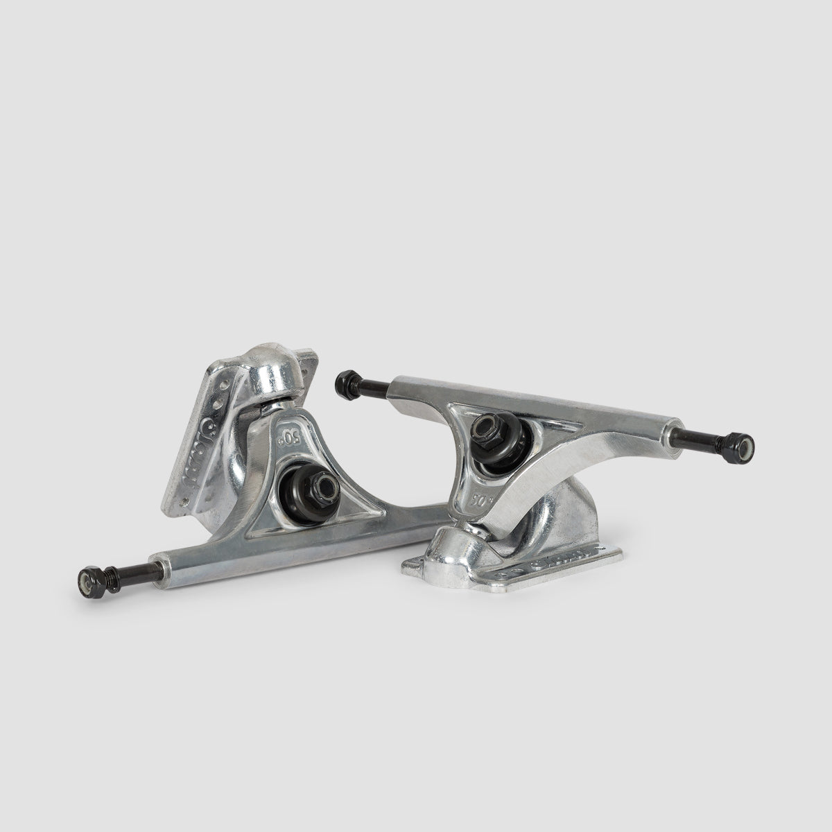 Slant Reverse Kingpin Skateboard Trucks 1 Pair Raw/Raw 150mm