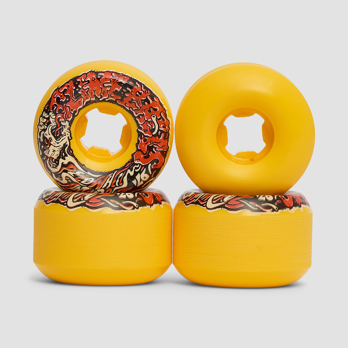 Slime Balls Vomit Mini II 97a Skateboard Wheels Orange 53mm