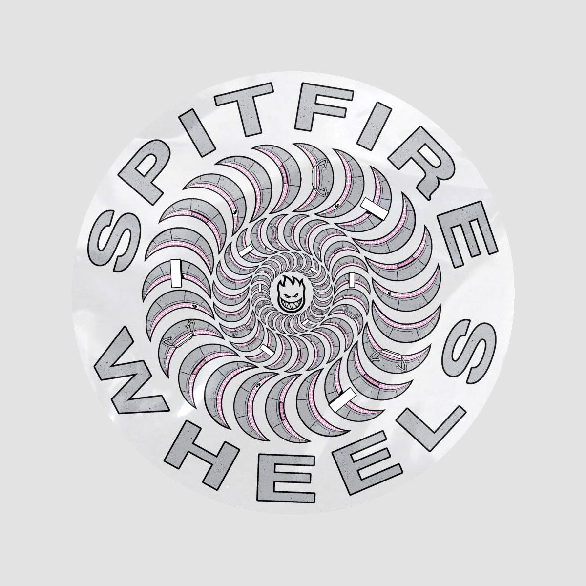 Spitfire Lance Pro Pool Service Sticker White 125mm