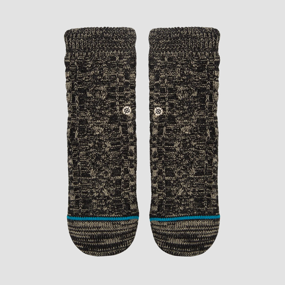 Stance Aspen Slipper Socks Washed Black