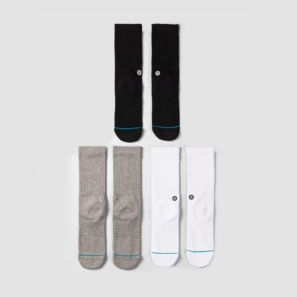 Stance Icon 3 Pack Socks Multi - Accessories