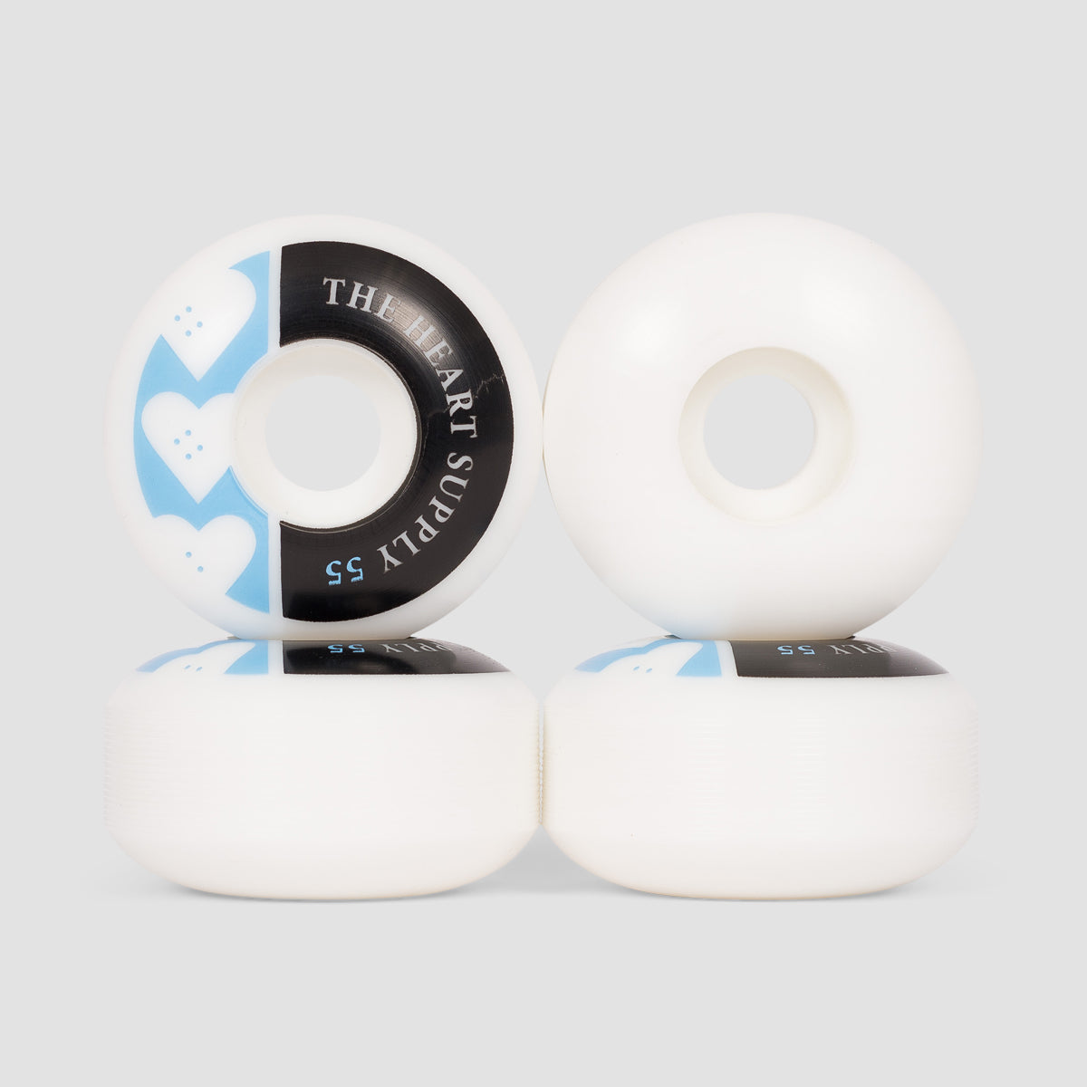 The Heart Supply Squad Skateboard Wheels Kelly Blue 55mm